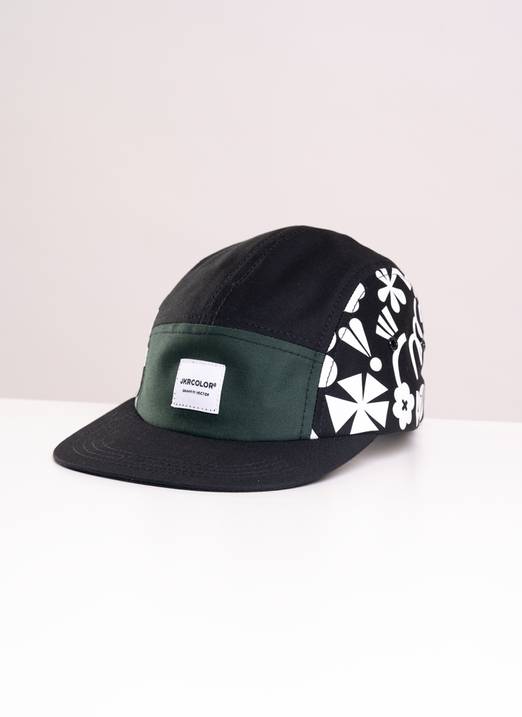 Five panel / frontal verde